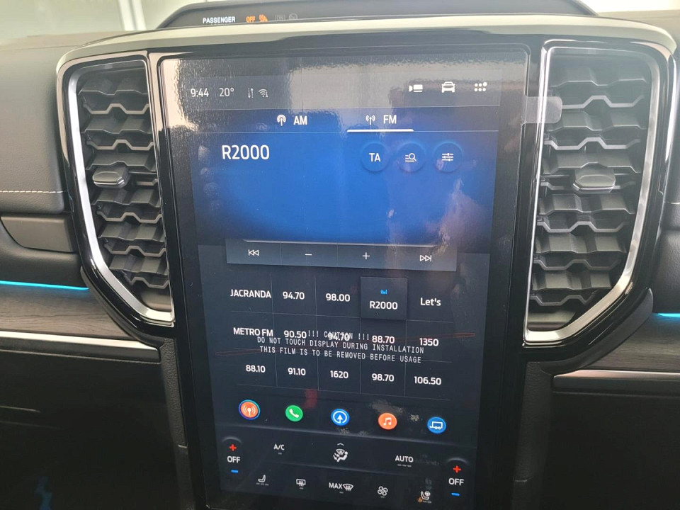 2025 FORD RANGER 3.0 V6 PLATINUM D CAB AWD 10AT