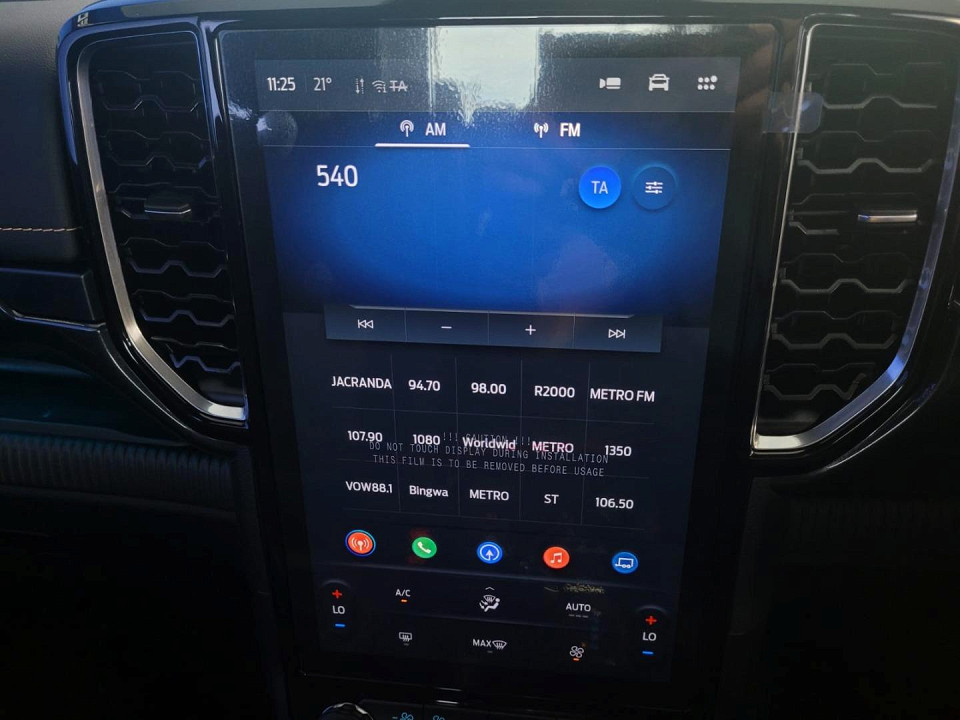 2025 FORD RANGER 3.0 V6 D CAB WILDTRAK 4WD 10AT