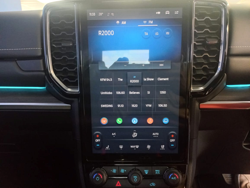 2025 FORD RANGER 3.0 V6 PLATINUM D CAB AWD 10AT